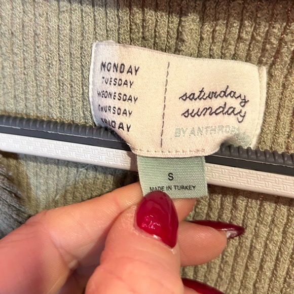 Anthropologie Navy and Tan Jumpsuit - Picture 2 of 2